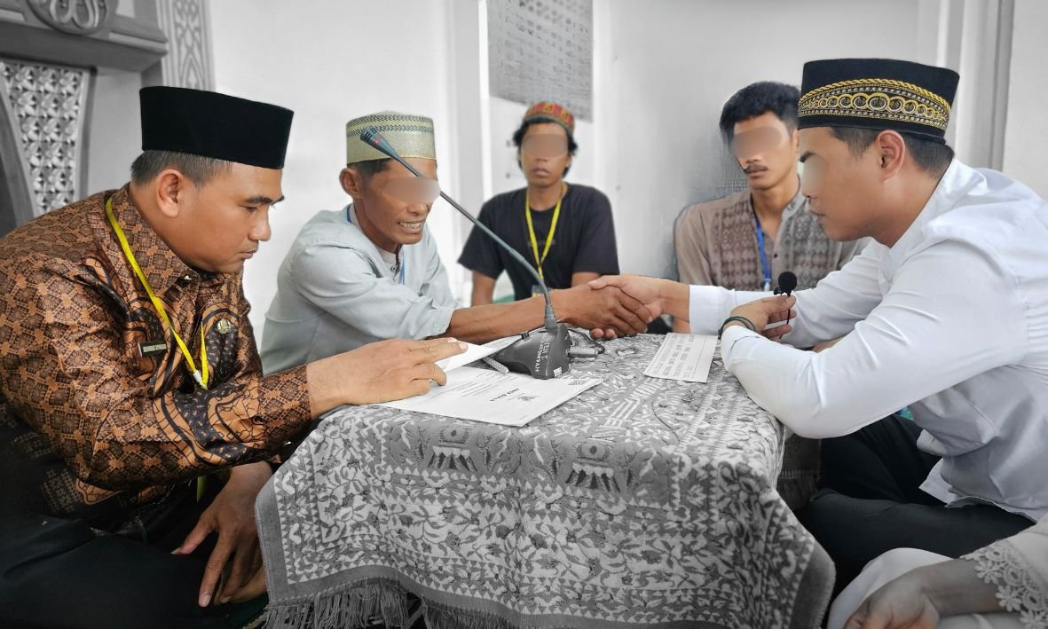 Warga Binaan Ikat Janji Suci di Balik Jeruji Lapas Pangkalpinang